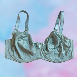 Fantasie Illusion side support bra 32F UK 32G US willow green EUC